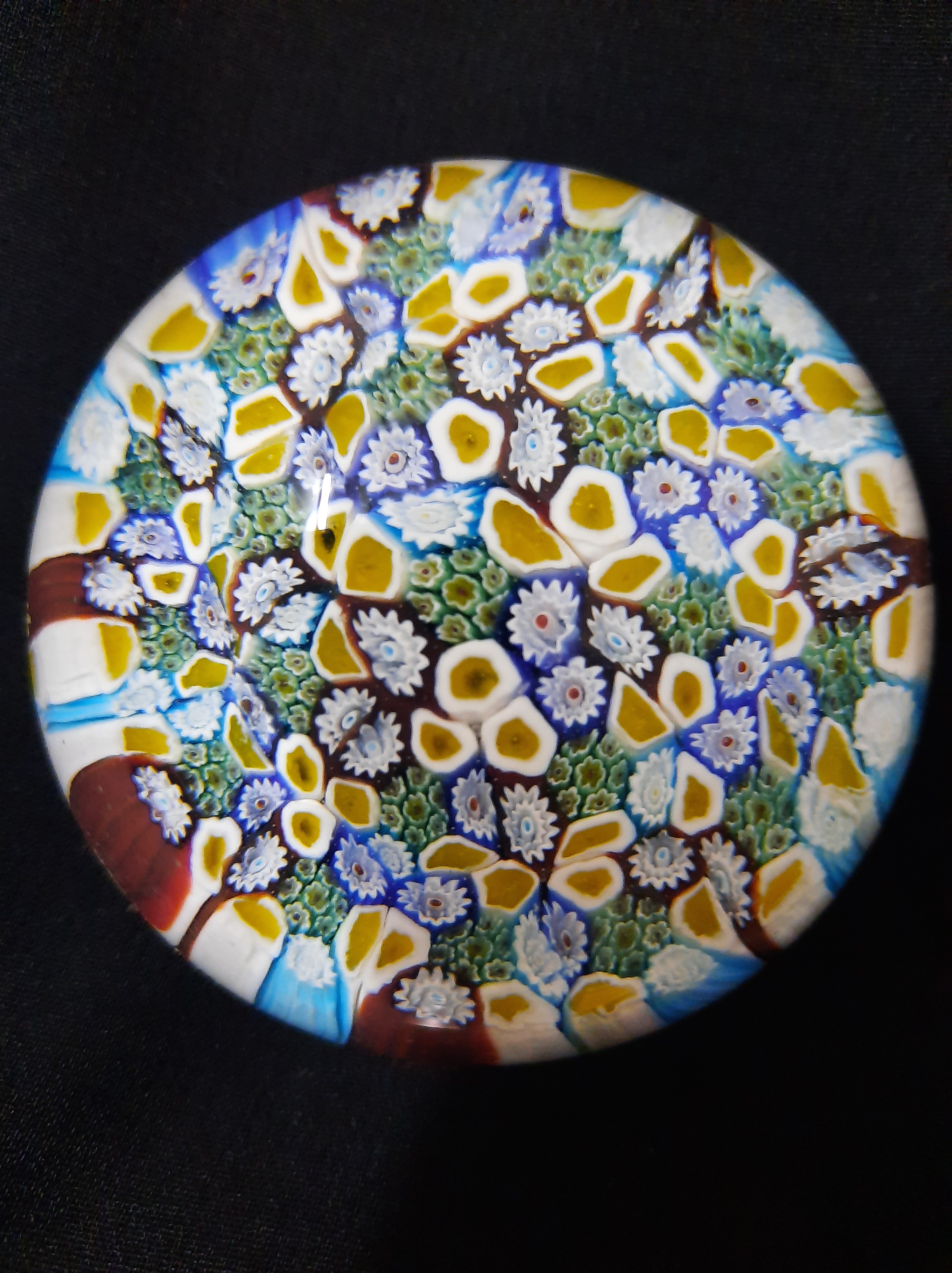 Millefiori paperweight