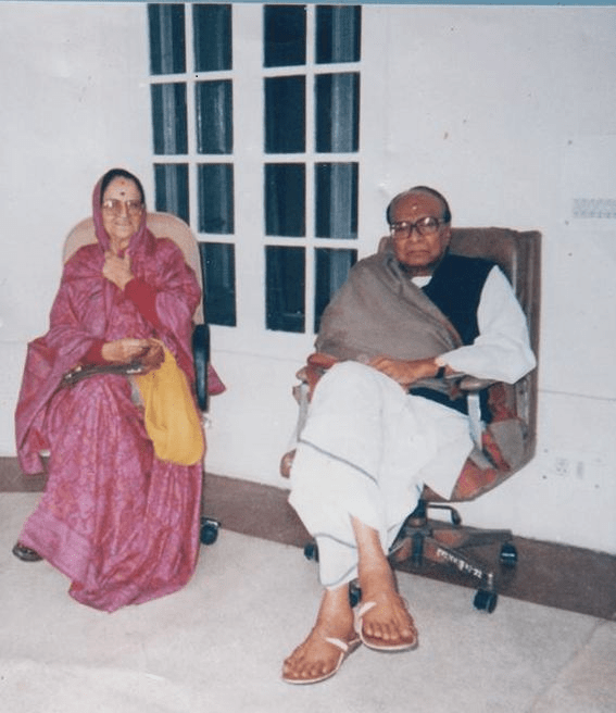 Gyan Patnaik with her Husband